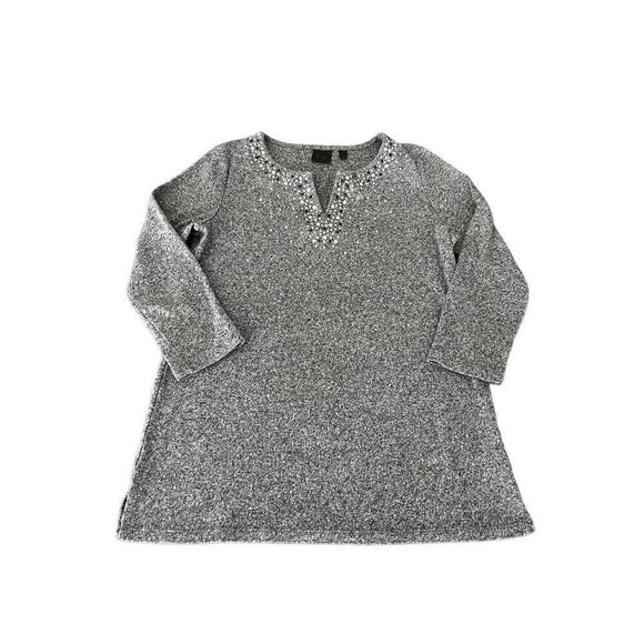 Rafaella Women's Embellished Sweater size S - Picture 4 of 9